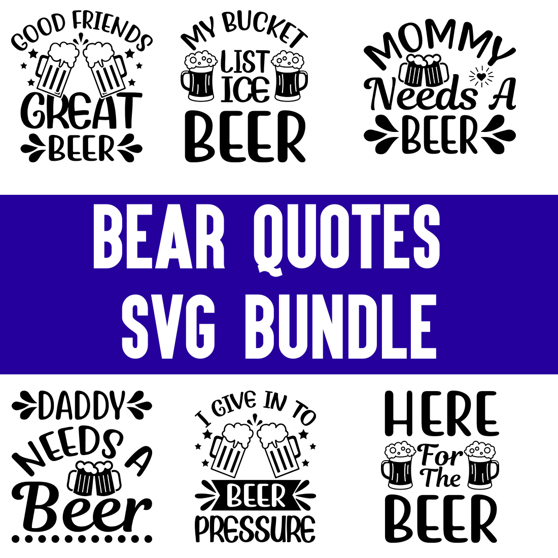 bear quotes svg bundle 299