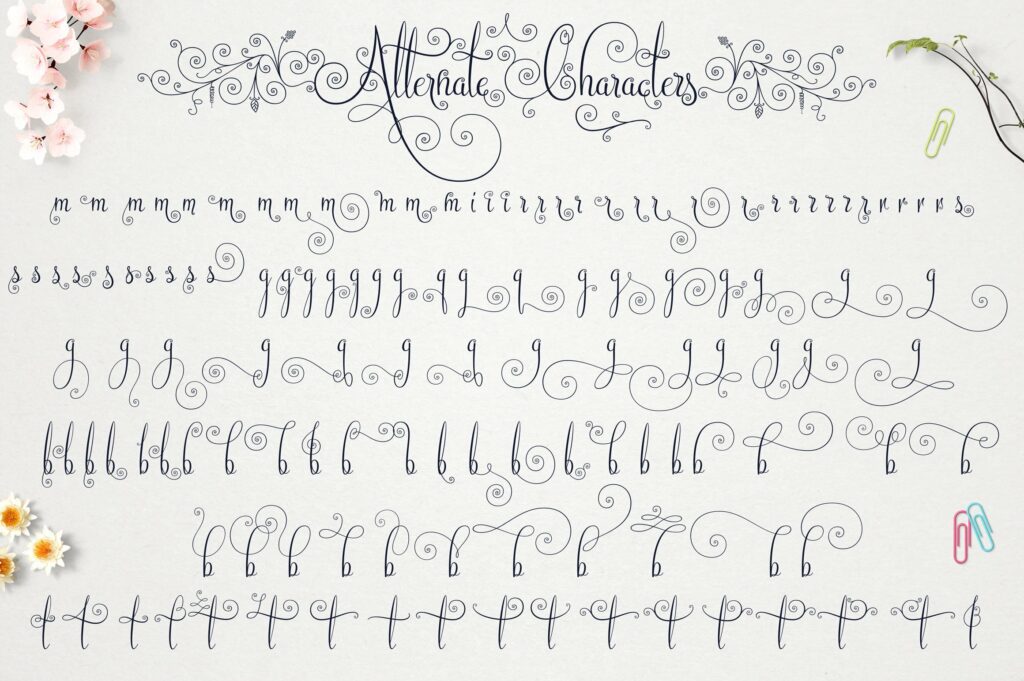 Beautiful Friends Script | Flourish – MasterBundles