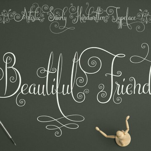 Beautiful Friends Script | Flourish cover image.