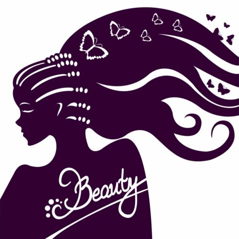 Girl, beauty salon cover image.
