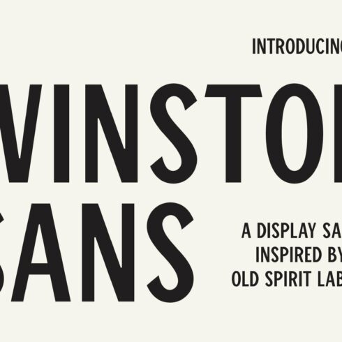 Winston Sans Typeface cover image.