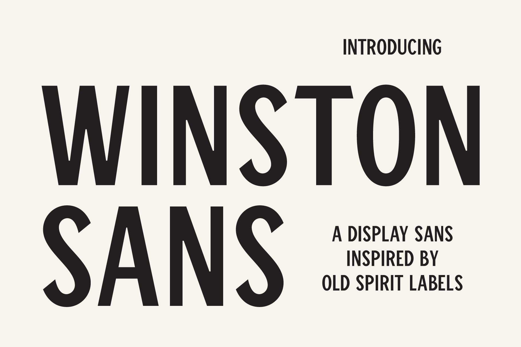 Winston Sans Typeface cover image.