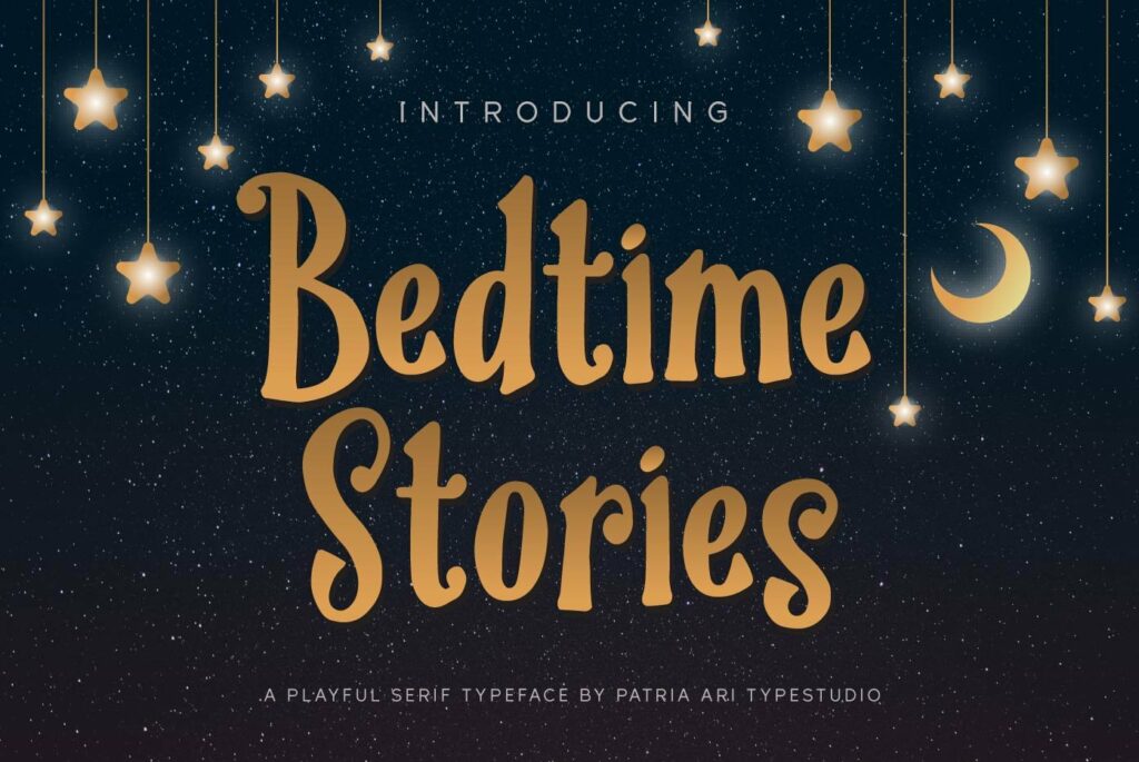 Bedtime Stories - Cute Kids Font – MasterBundles