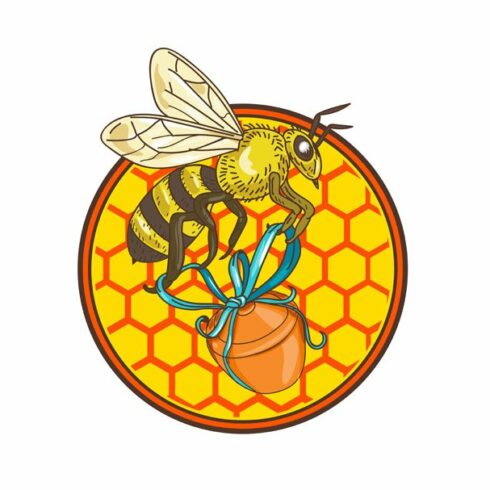 Bumblebee Carrying Honey Pot Beehive cover image.