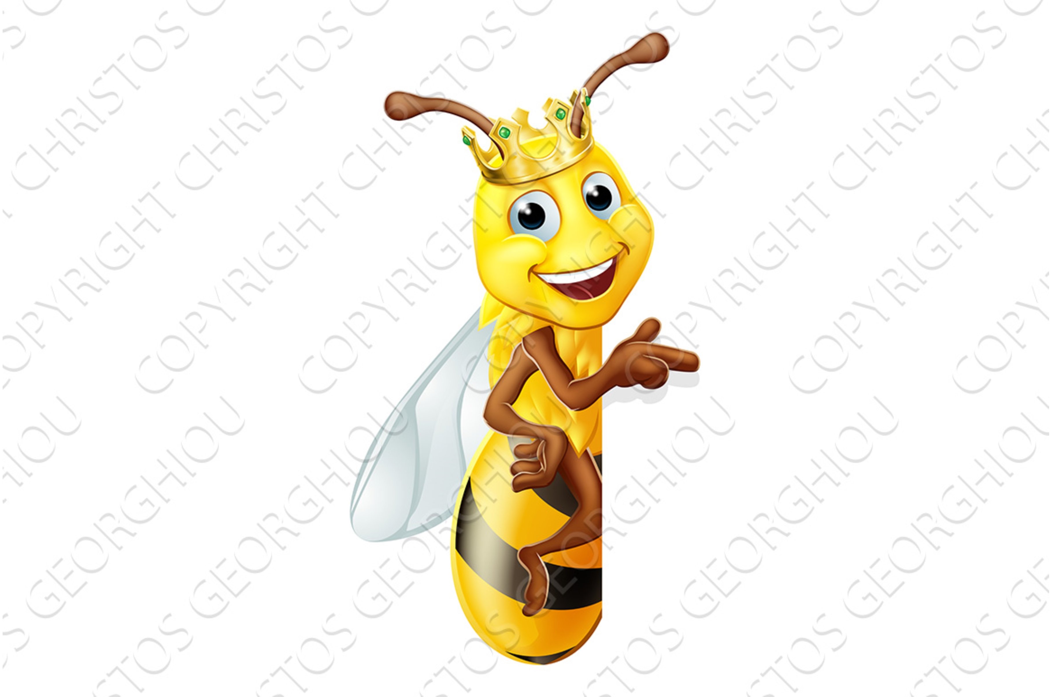 Queen Honey Bumble Bee Bumblebee in cover image.