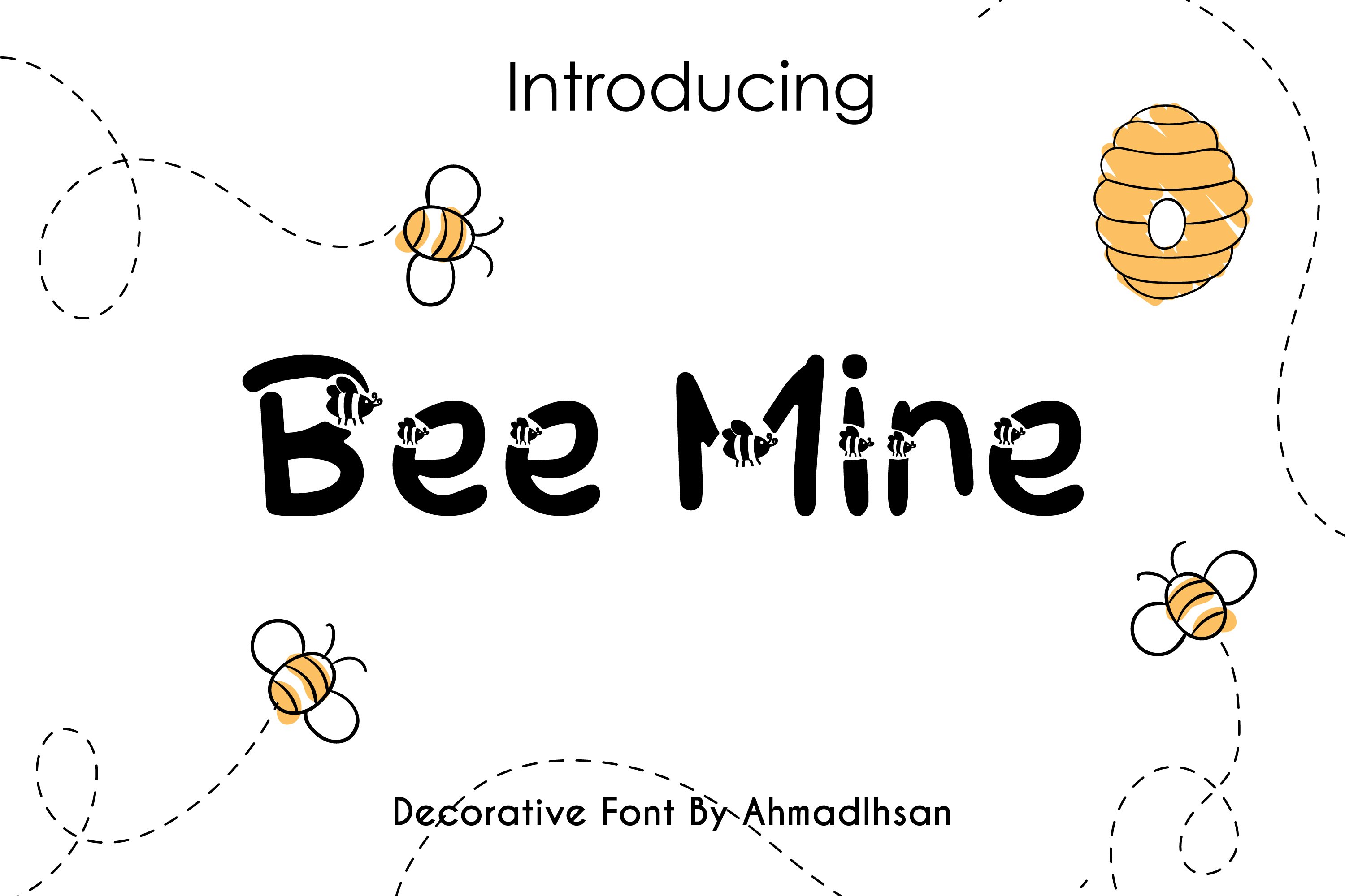 Bee Mine Font cover image.