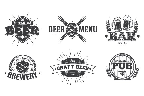 13 Beer Label and Logos preview image.