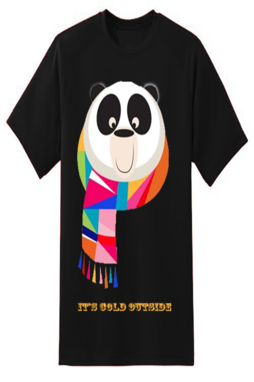 Cute Panda T shirt's Desings in 7 different Colors pinterest preview image.