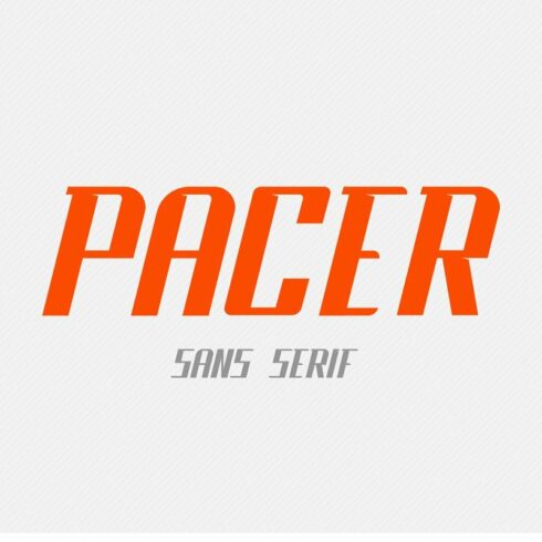 Pacer - Sports Sans Serif cover image.