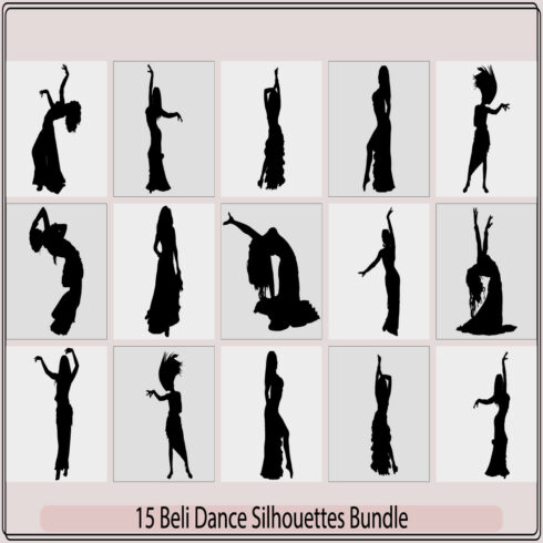 young girl dances east dance on stage,Bellydancer Silhouette,Belly dancing Silhouetteethnic dancers silhouettes cover image.