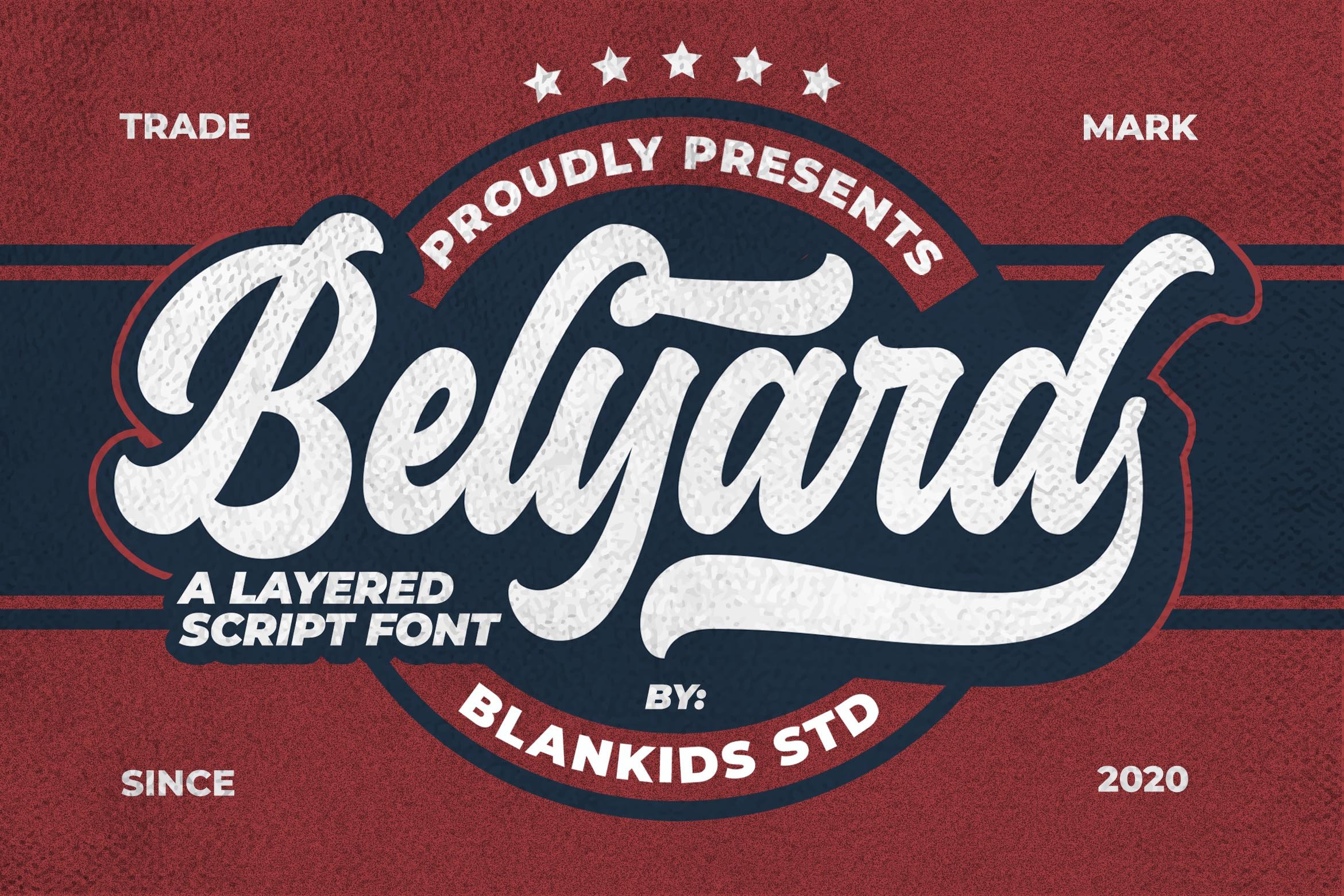 Belyard - Layered Script Font cover image.