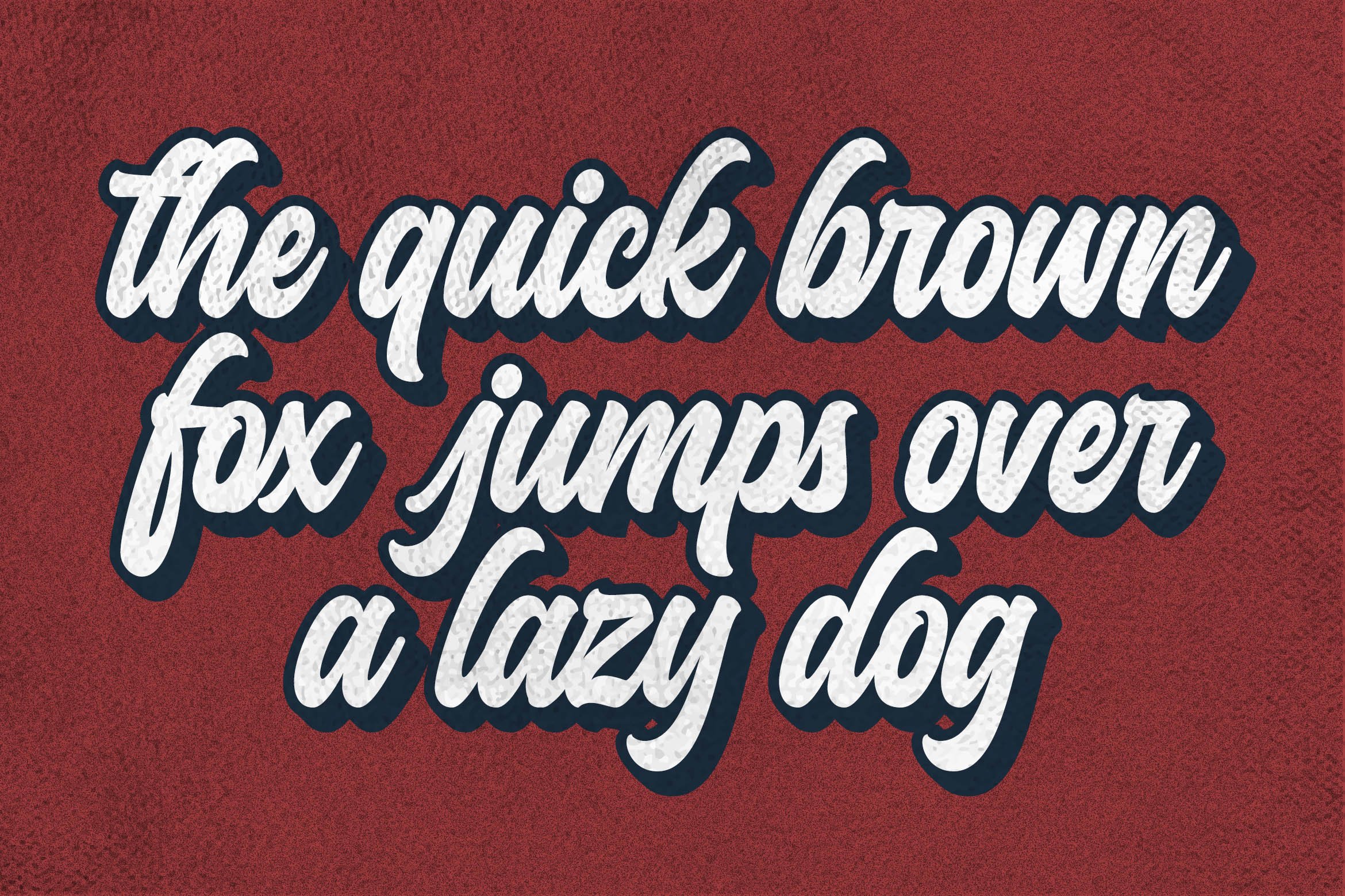 Belyard - Layered Script Font preview image.