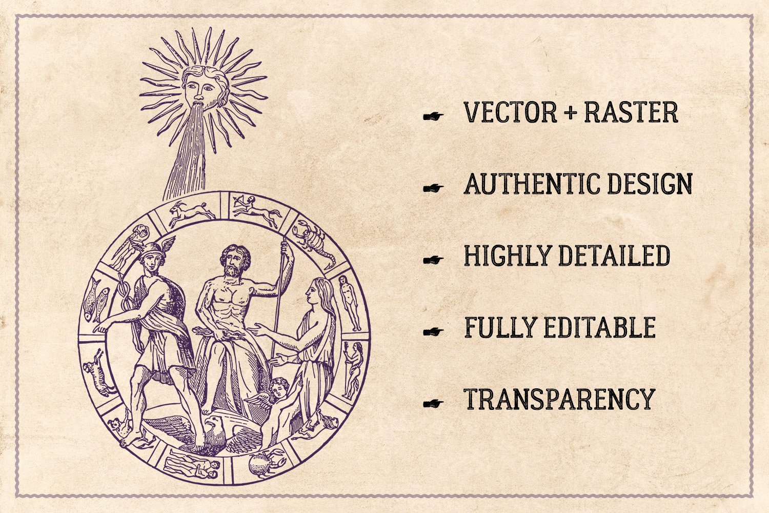 190 Vintage Astrology & Alchemy preview image.