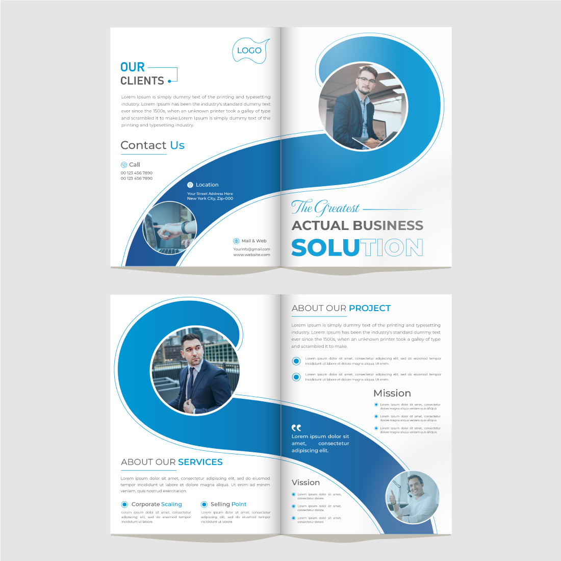 Bifold Brochure Designs & Templates preview image.