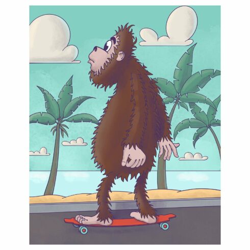 Bigfoot Skateboarder cover image.