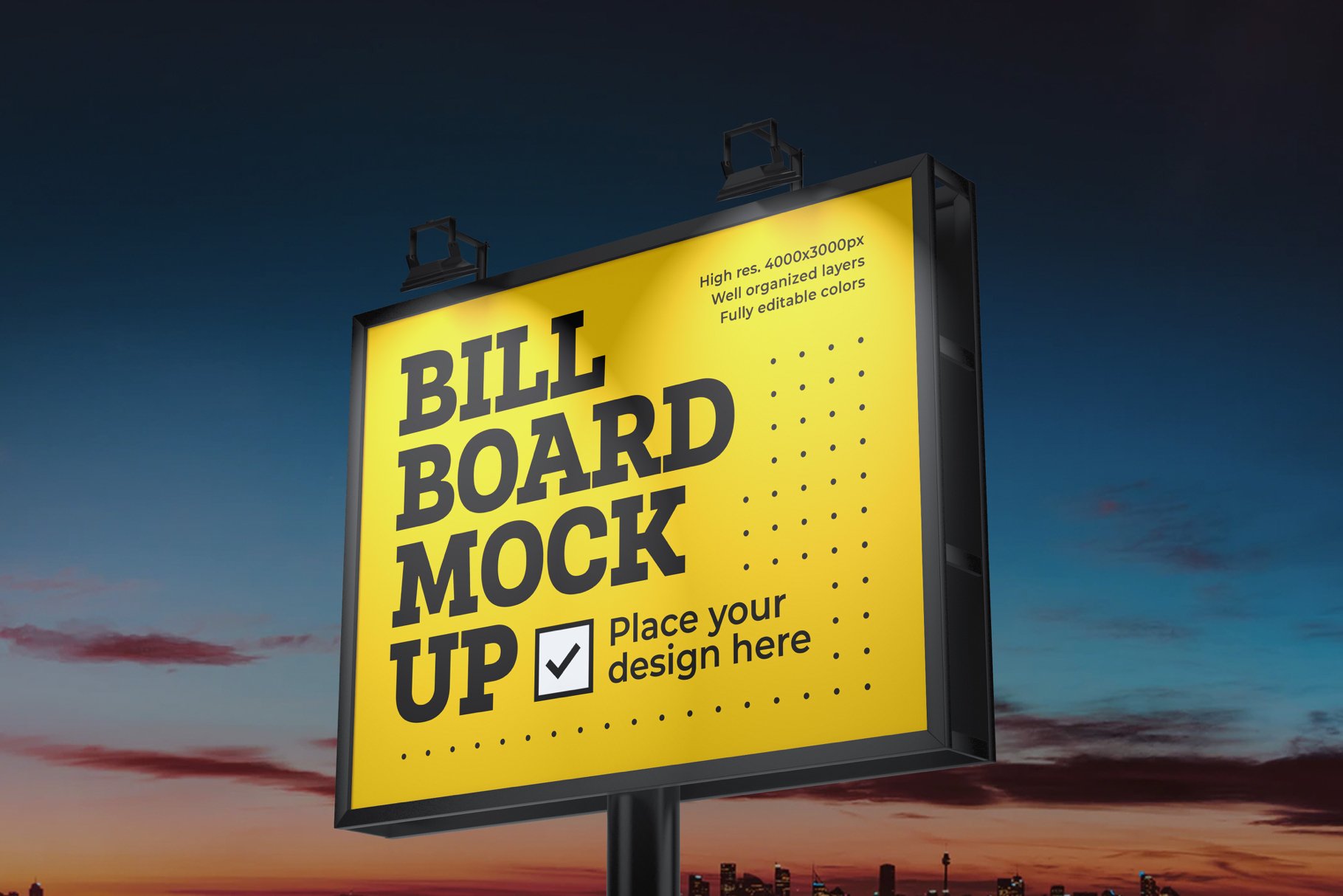 Billboard Mockup Set | Advertising preview image.