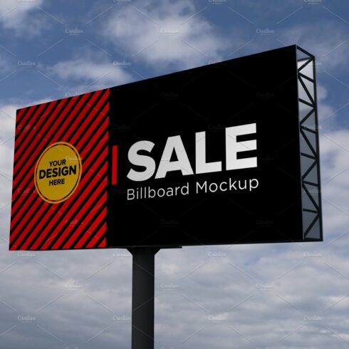 Advertising Billboard Mockup cover image.