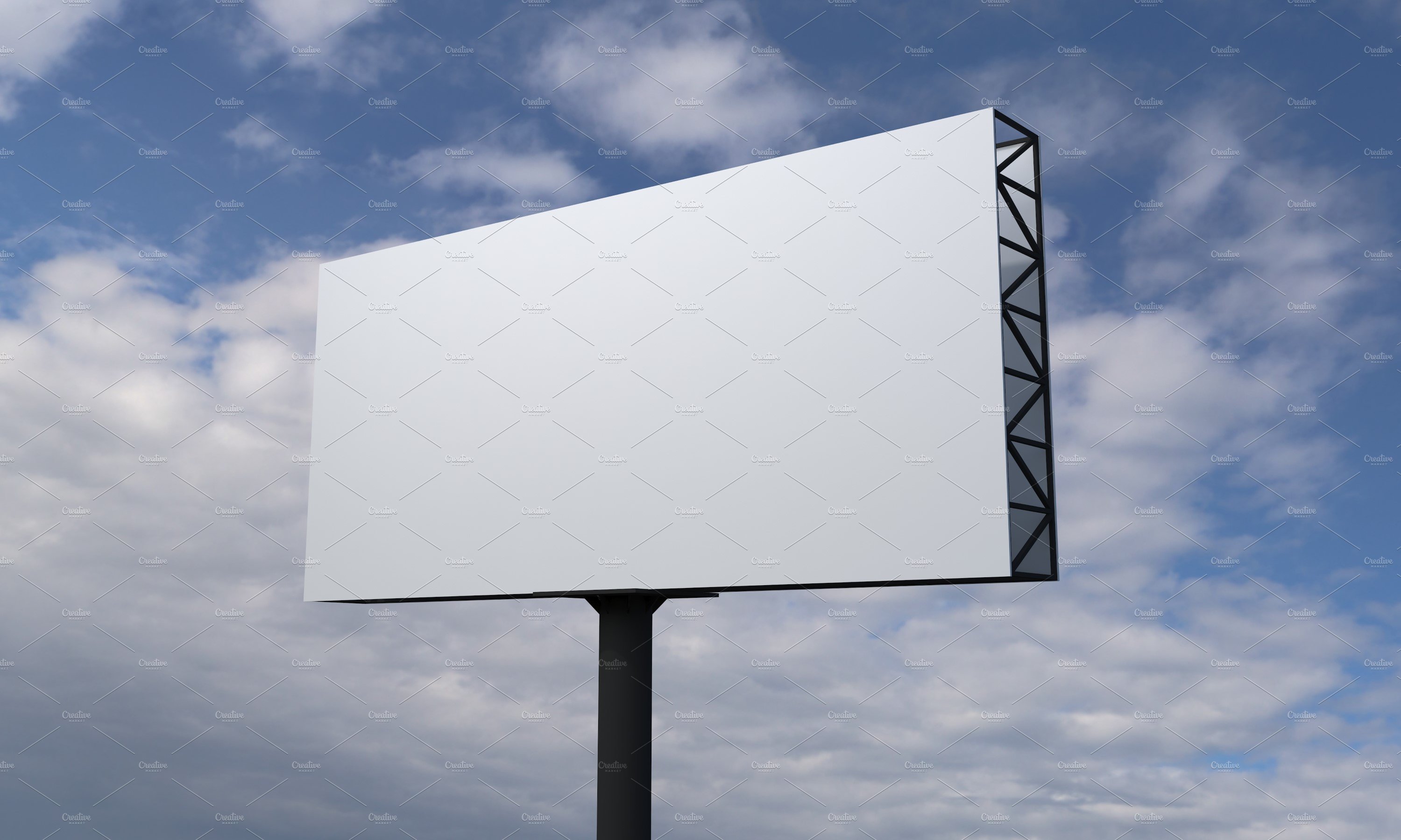 Advertising Billboard Mockup preview image.