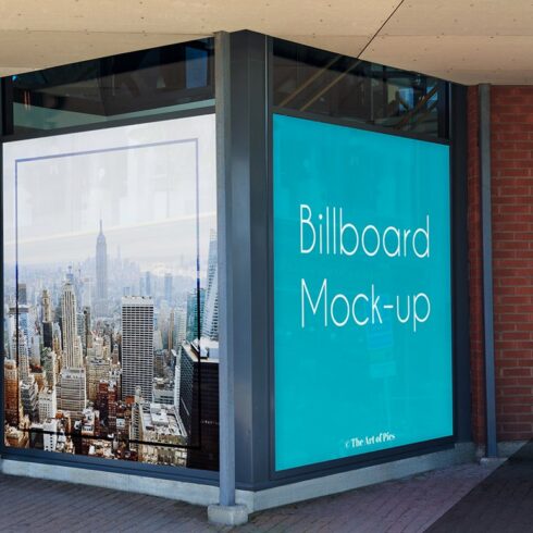 Outdoor Ad Billboard Mock-up cover image.