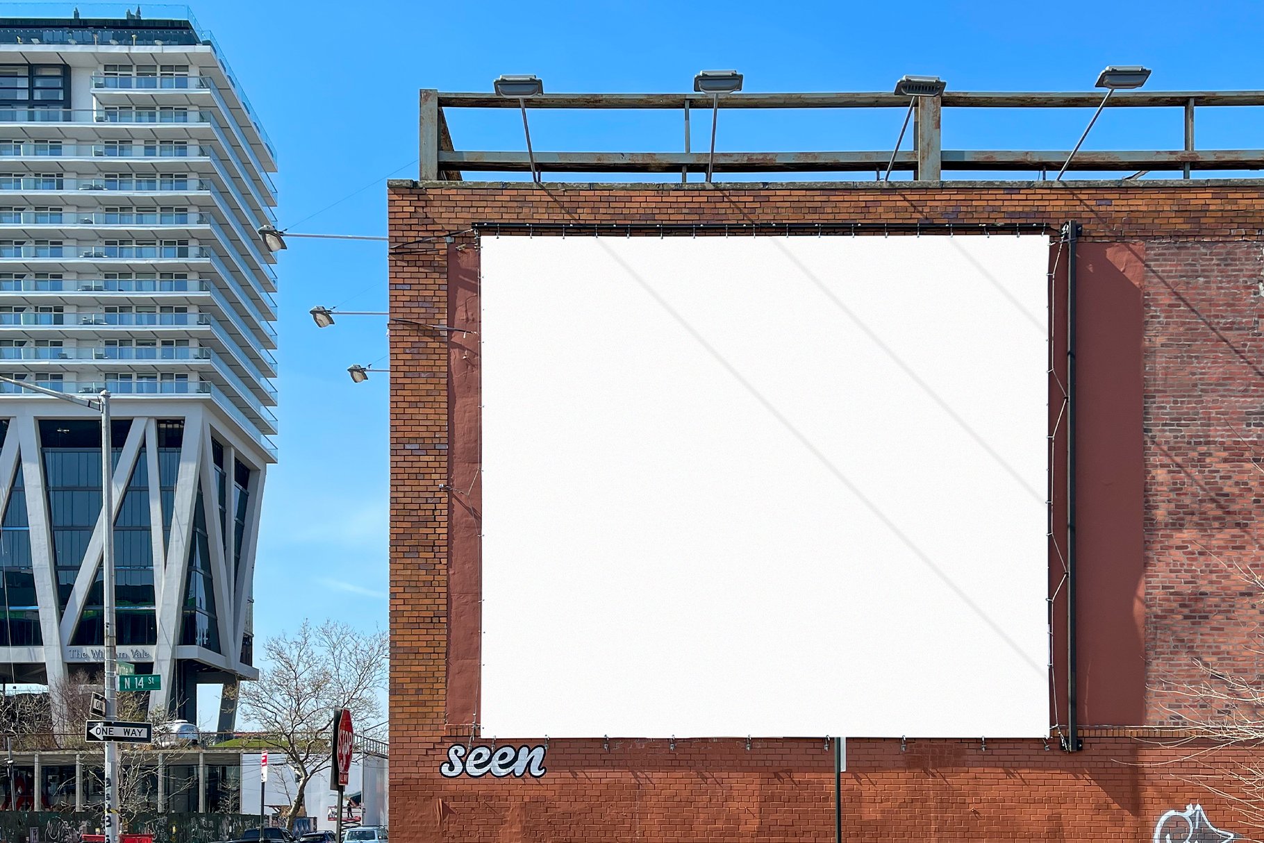 Brooklyn Billboard Mockup preview image.