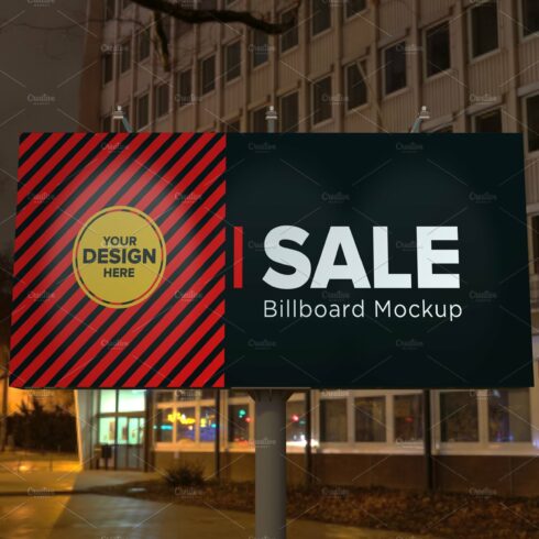 Advertising Billboard Mockup cover image.