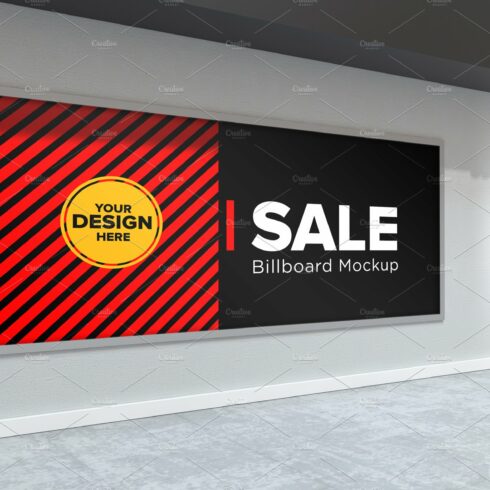 Advertising Billboard Mockup cover image.