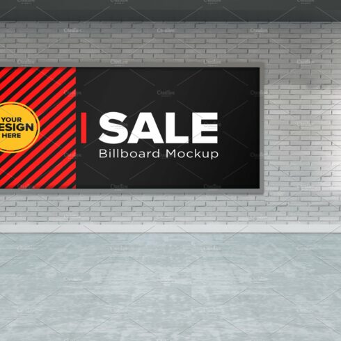 Advertising Billboard Mockup cover image.