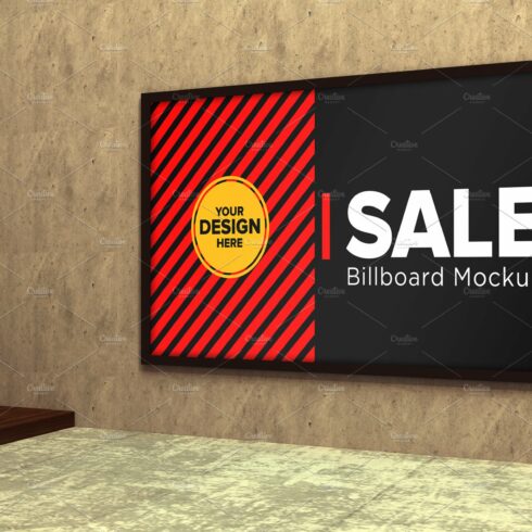 Advertising Billboard Mockup cover image.