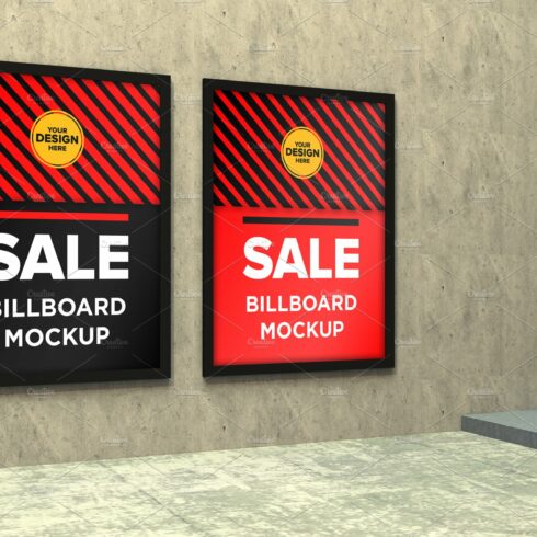 Advertising Billboard Mockup cover image.