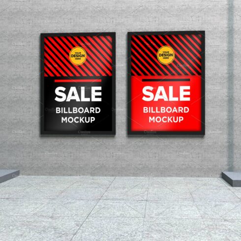 Advertising Billboard Mockup cover image.