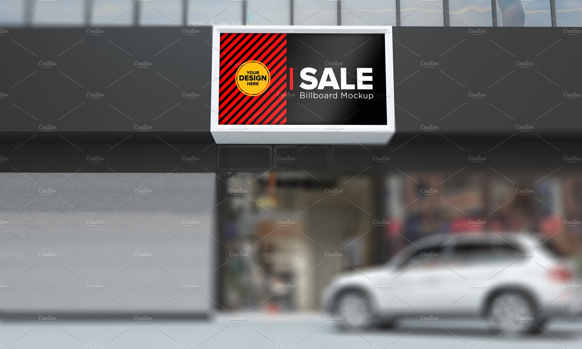 Advertising Billboard Mockup cover image.