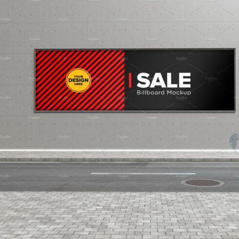 Advertising Billboard Mockup cover image.