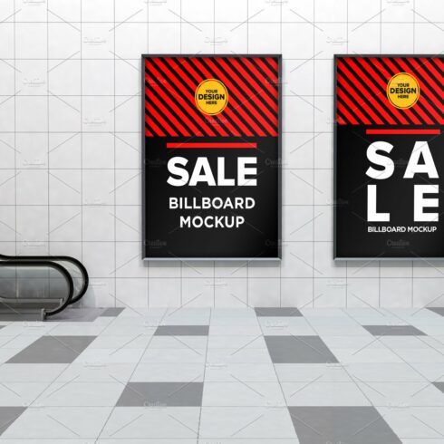 Advertising Billboard Mockup cover image.