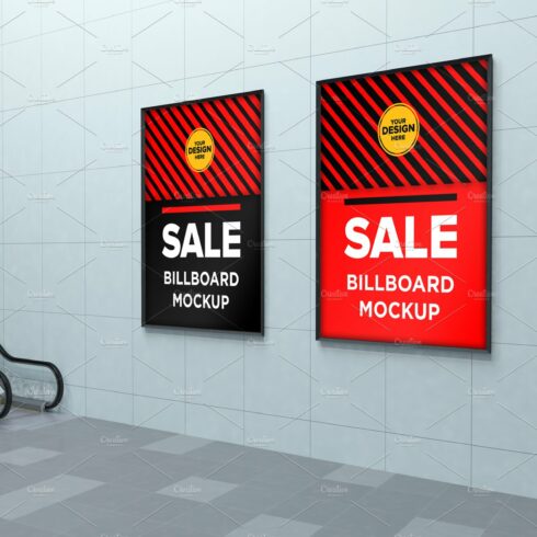 Advertising Billboard Mockup cover image.