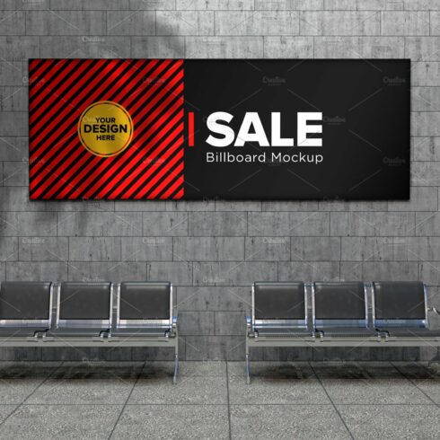 Advertising Billboard Mockup cover image.