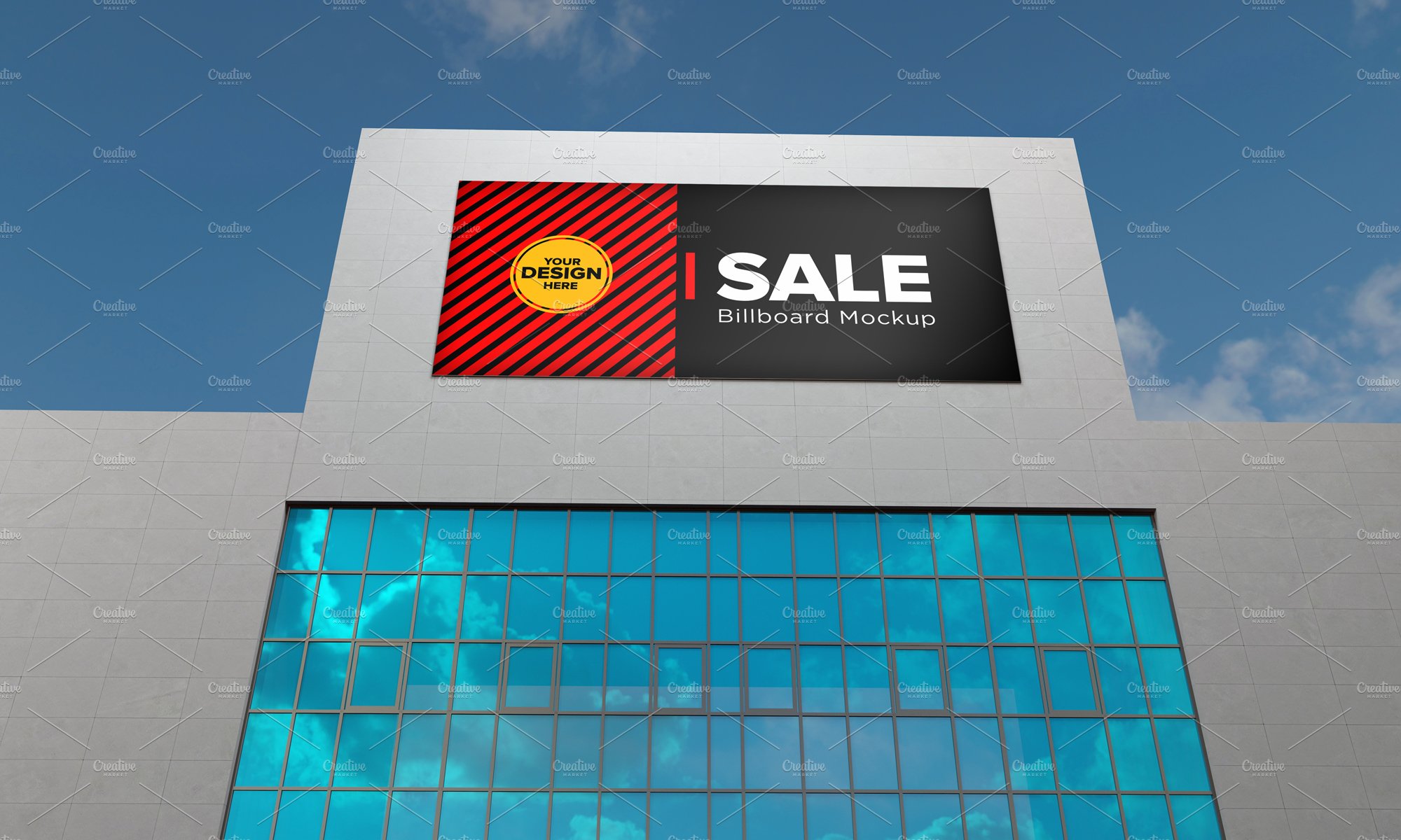 Advertising Billboard Mockup cover image.