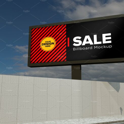 Advertising Billboard Mockup cover image.