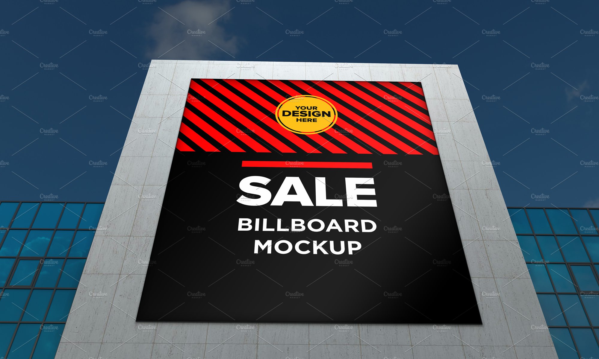 Advertising Billboard Mockup cover image.