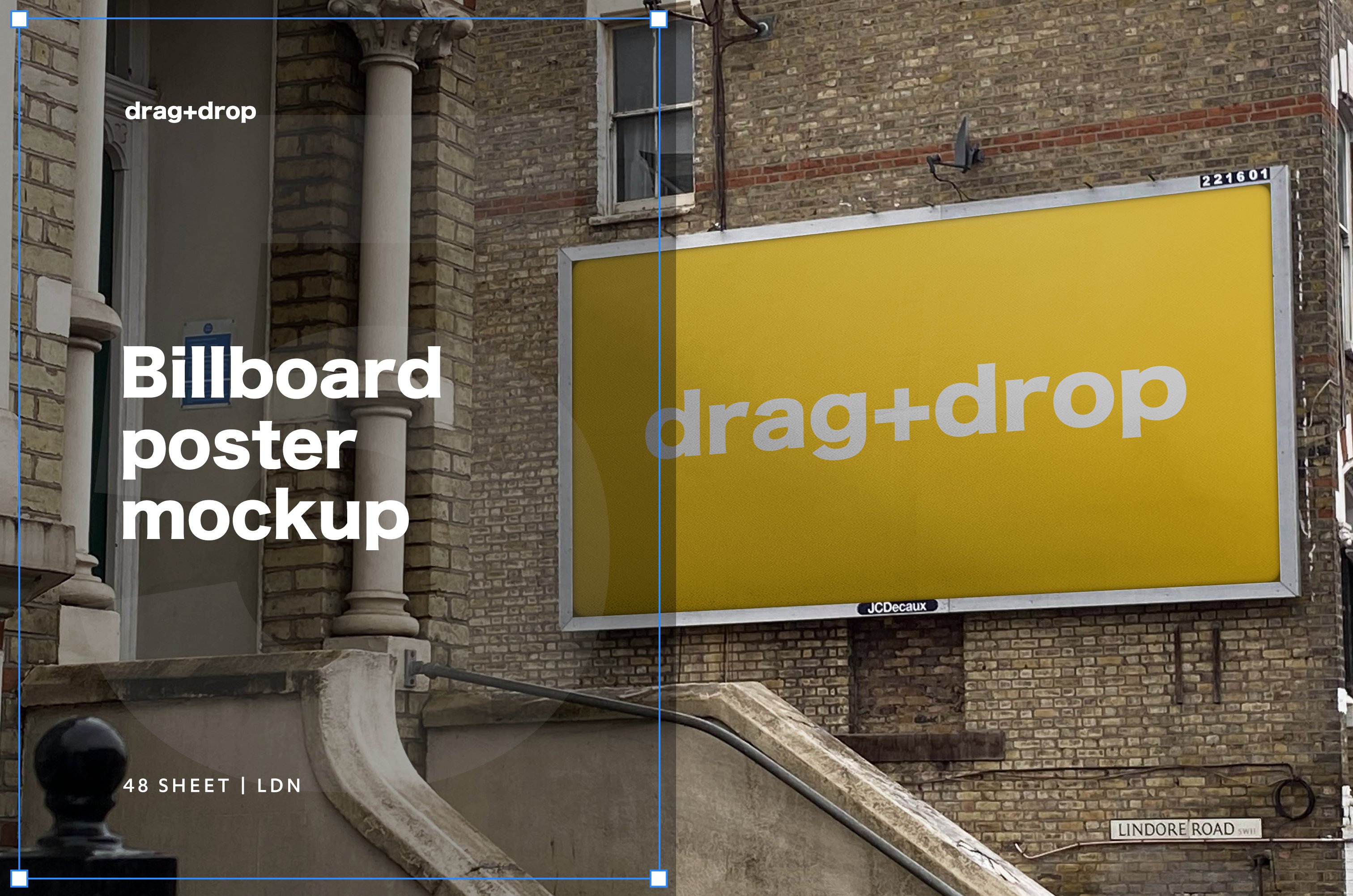 Billboard poster mockup cover image.