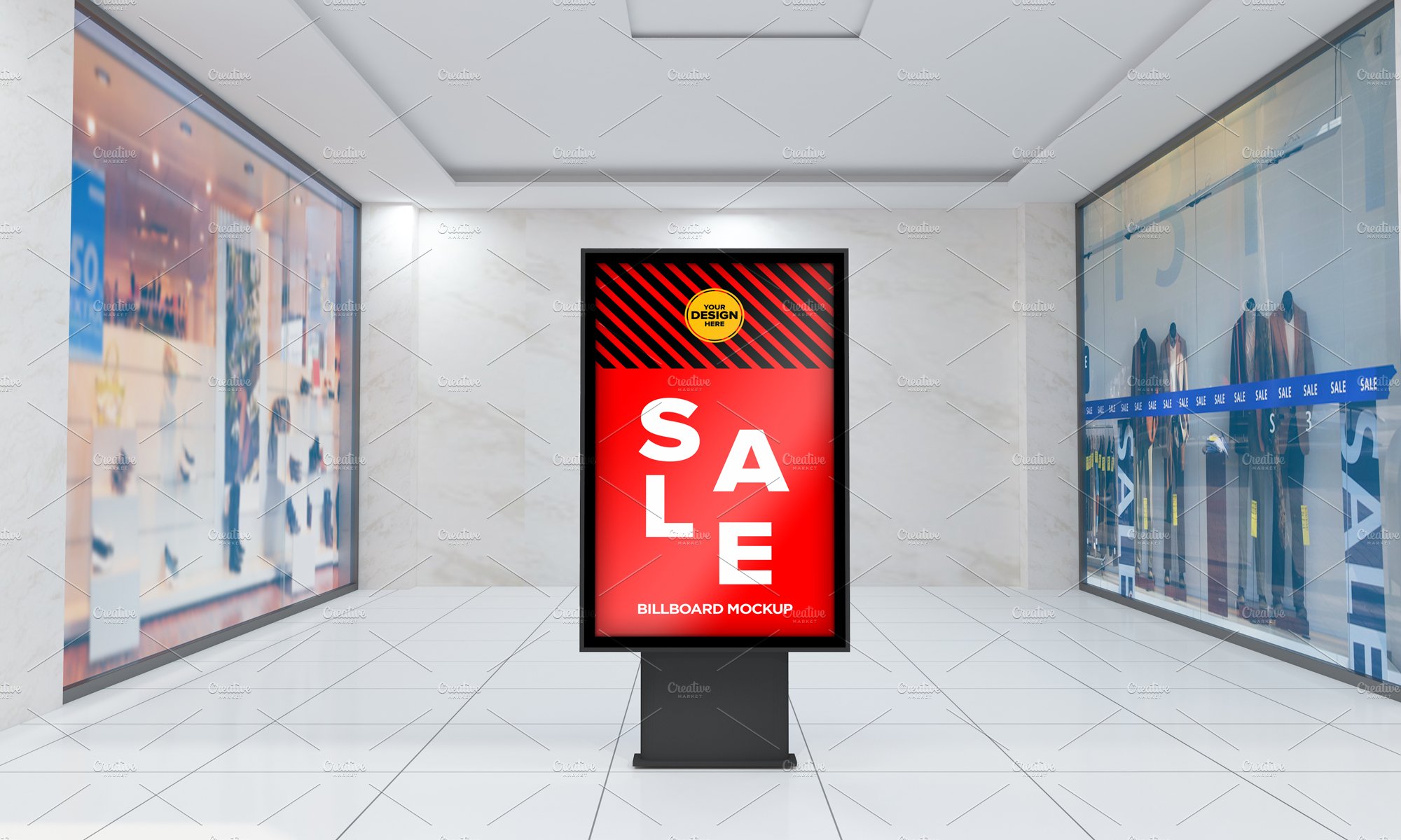 Advertising Billboard Mockup cover image.