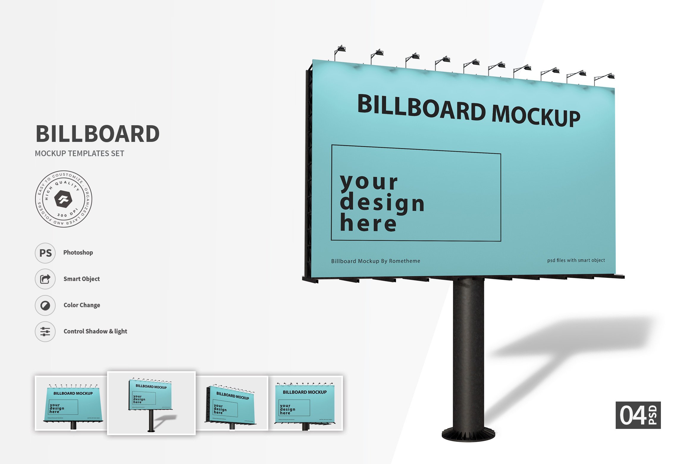 Road Billboard - Mockup vol.02 cover image.