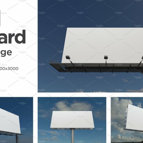 Advertising Billboard Mockup Set V-4 cover image.