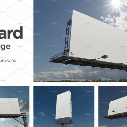 Advertising Billboard Mockup Set V-5 cover image.