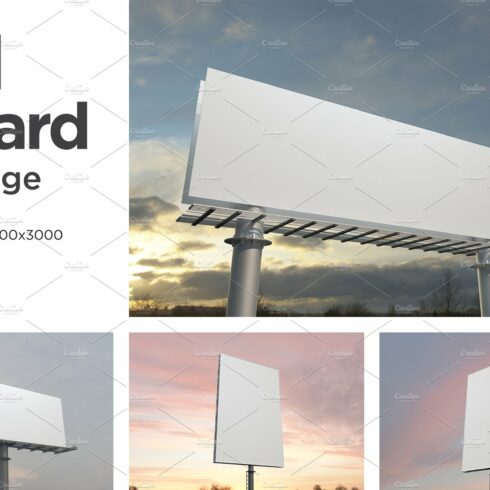 Advertising Billboard Mockup Set V-7 cover image.