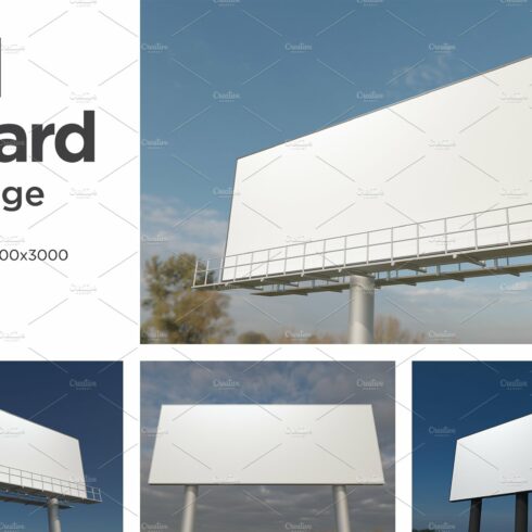 Advertising Billboard Mockup Set V-9 cover image.