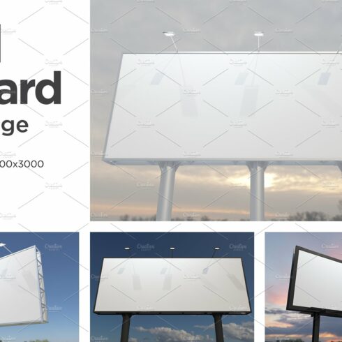 Advertising Billboard Mockup Set V10 cover image.