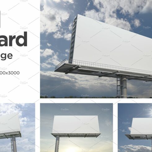 Advertising Billboard Mockup Set V-3 cover image.