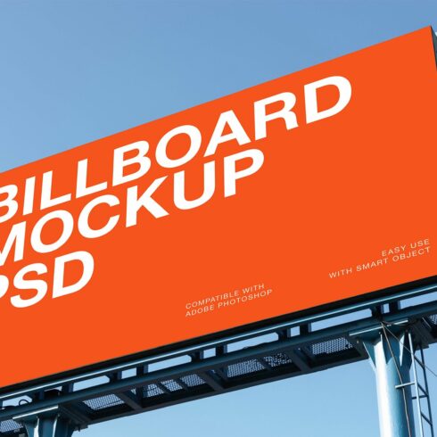 Billboard Realistic Mockup PSD cover image.