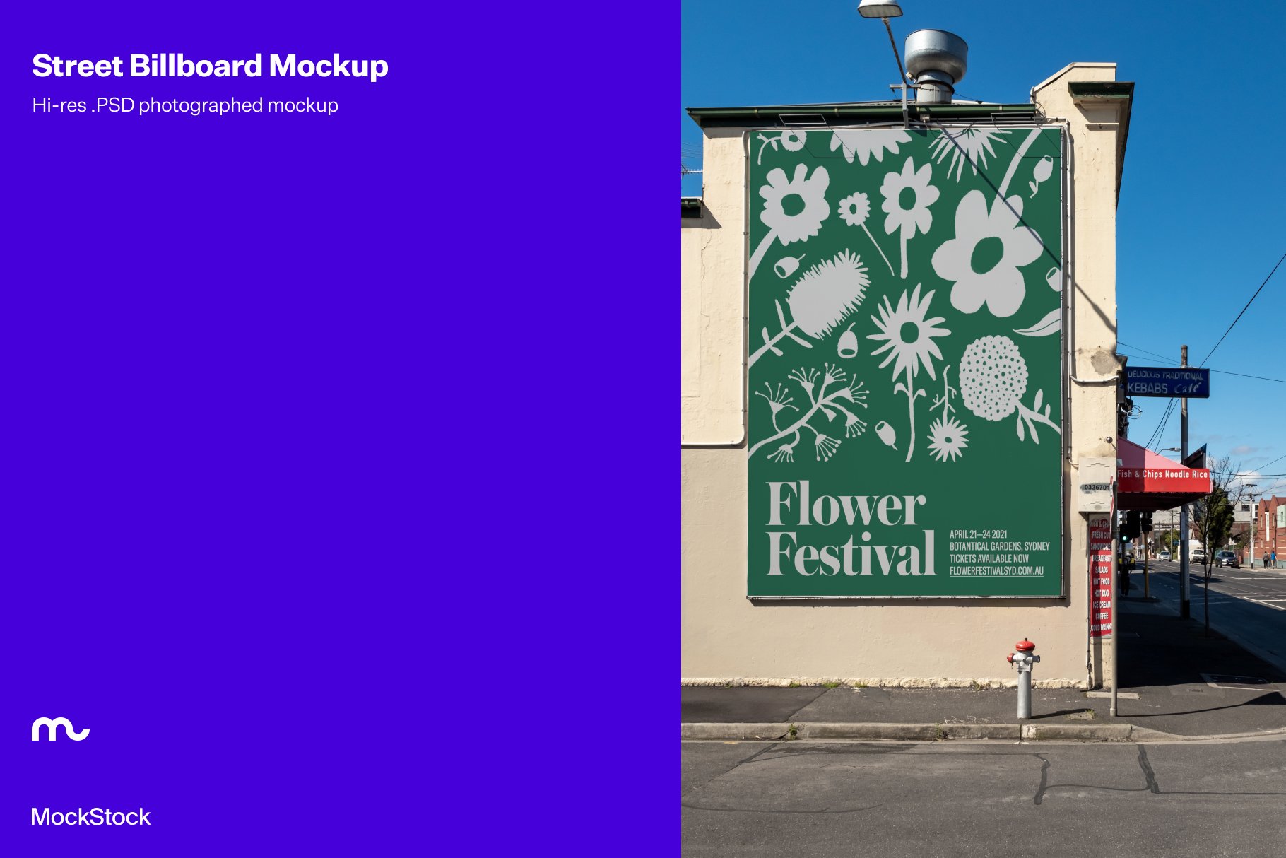 Street Billboard Mockup cover image.