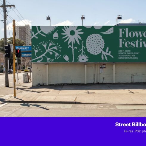 Street Billboard Mockup Landscape cover image.